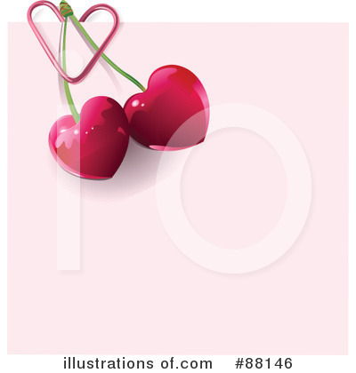 Royalty-Free (RF) Cherries Clipart Illustration by Pushkin - Stock Sample #88146