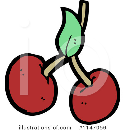 Royalty-Free (RF) Cherry Clipart Illustration by lineartestpilot - Stock Sample #1147056