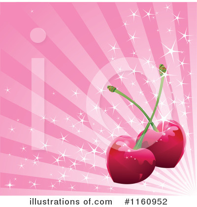 Cherries Clipart #1160952 by Pushkin