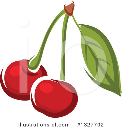 Royalty-Free (RF) Cherry Clipart Illustration by Vector Tradition SM - Stock Sample #1327702