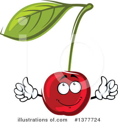 Royalty-Free (RF) Cherry Clipart Illustration by Vector Tradition SM - Stock Sample #1377724