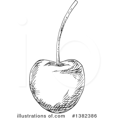 Royalty-Free (RF) Cherry Clipart Illustration by Vector Tradition SM - Stock Sample #1382386