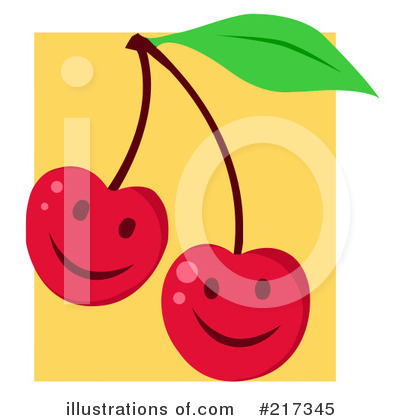 Royalty-Free (RF) Cherry Clipart Illustration by Hit Toon - Stock Sample #217345