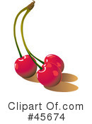 Cherry Clipart #45674 by pauloribau