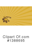 Cherry Picker Clipart #1388695 by patrimonio