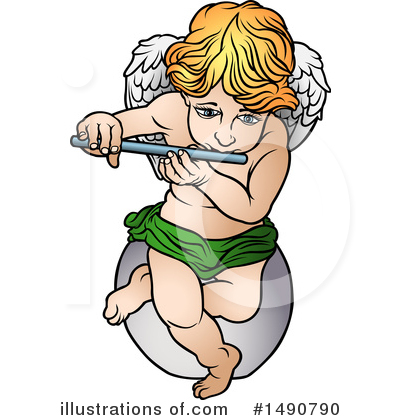 Royalty-Free (RF) Cherub Clipart Illustration by dero - Stock Sample #1490790