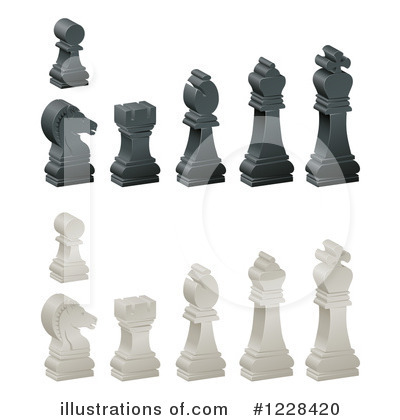 Royalty-Free (RF) Chess Clipart Illustration by AtStockIllustration - Stock Sample #1228420