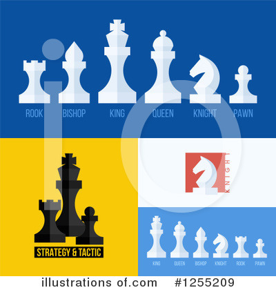 Royalty-Free (RF) Chess Clipart Illustration by elena - Stock Sample #1255209