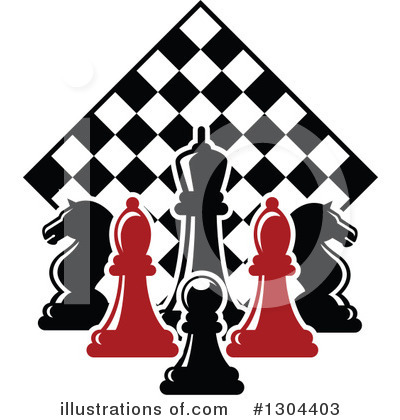 Royalty-Free (RF) Chess Clipart Illustration by Vector Tradition SM - Stock Sample #1304403