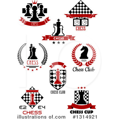 Royalty-Free (RF) Chess Clipart Illustration by Vector Tradition SM - Stock Sample #1314921
