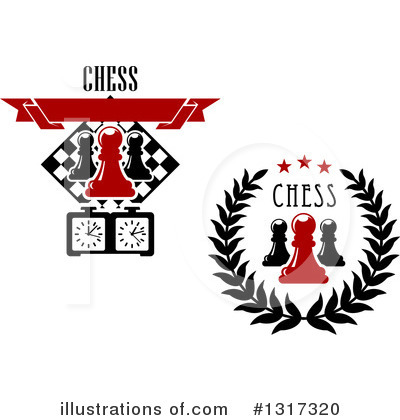 Royalty-Free (RF) Chess Clipart Illustration by Vector Tradition SM - Stock Sample #1317320
