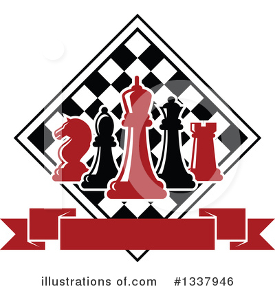 Royalty-Free (RF) Chess Clipart Illustration by Vector Tradition SM - Stock Sample #1337946