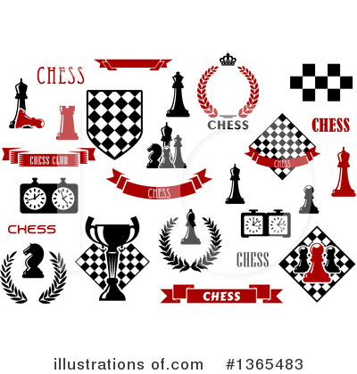 Royalty-Free (RF) Chess Clipart Illustration by Vector Tradition SM - Stock Sample #1365483