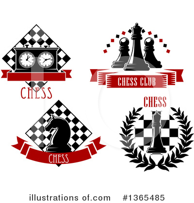 Royalty-Free (RF) Chess Clipart Illustration by Vector Tradition SM - Stock Sample #1365485