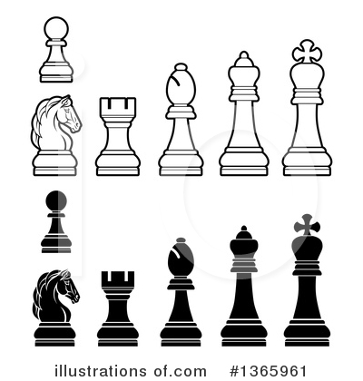 Royalty-Free (RF) Chess Clipart Illustration by AtStockIllustration - Stock Sample #1365961