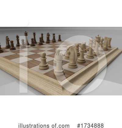 Royalty-Free (RF) Chess Clipart Illustration by KJ Pargeter - Stock Sample #1734888