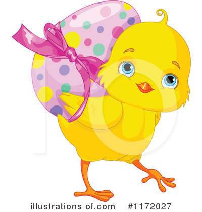 Royalty-Free (RF) Chick Clipart Illustration by Pushkin - Stock Sample #1172027
