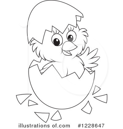 Royalty-Free (RF) Chick Clipart Illustration by Alex Bannykh - Stock Sample #1228647