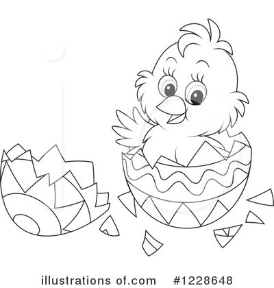 Royalty-Free (RF) Chick Clipart Illustration by Alex Bannykh - Stock Sample #1228648