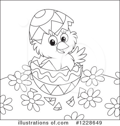 Royalty-Free (RF) Chick Clipart Illustration by Alex Bannykh - Stock Sample #1228649