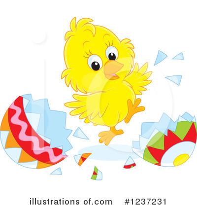 Royalty-Free (RF) Chick Clipart Illustration by Alex Bannykh - Stock Sample #1237231