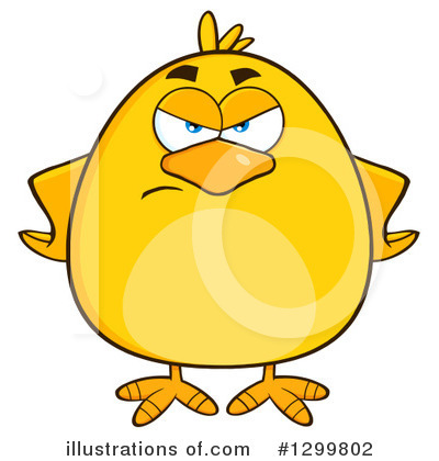 Royalty-Free (RF) Chick Clipart Illustration by Hit Toon - Stock Sample #1299802