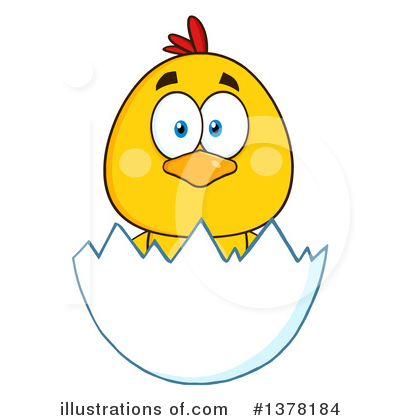 Royalty-Free (RF) Chick Clipart Illustration by Hit Toon - Stock Sample #1378184