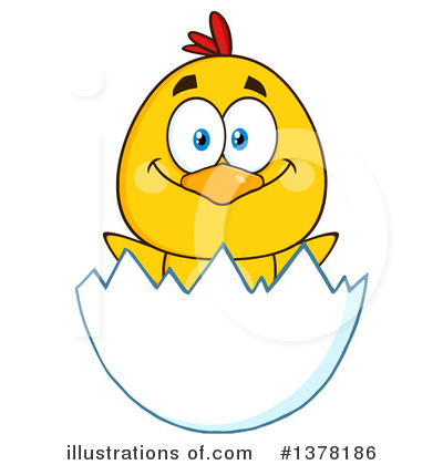 Royalty-Free (RF) Chick Clipart Illustration by Hit Toon - Stock Sample #1378186