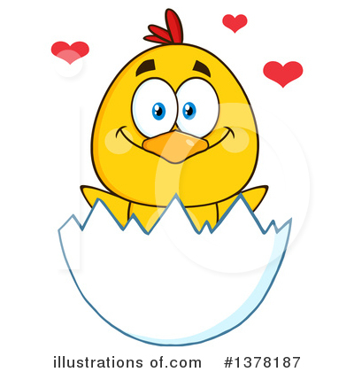 Royalty-Free (RF) Chick Clipart Illustration by Hit Toon - Stock Sample #1378187