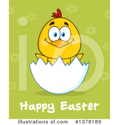 Easter Chick Clipart #1378189 by Hit Toon