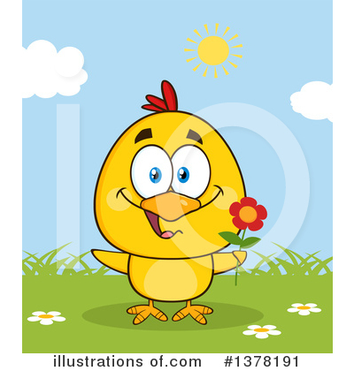 Royalty-Free (RF) Chick Clipart Illustration by Hit Toon - Stock Sample #1378191