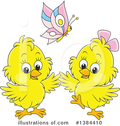 Royalty-Free (RF) Chick Clipart Illustration by Alex Bannykh - Stock Sample #1384410