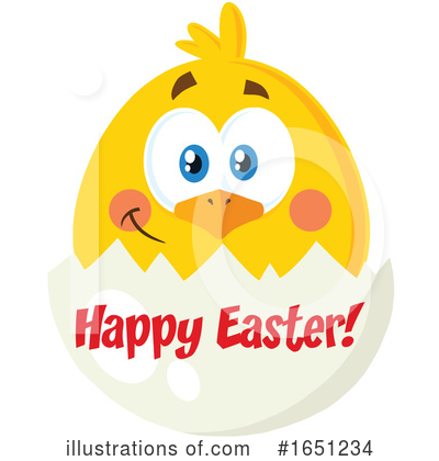 Royalty-Free (RF) Chick Clipart Illustration by Hit Toon - Stock Sample #1651234