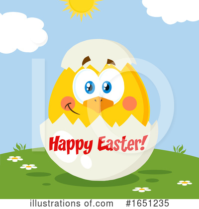 Royalty-Free (RF) Chick Clipart Illustration by Hit Toon - Stock Sample #1651235