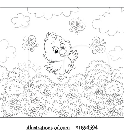 Royalty-Free (RF) Chick Clipart Illustration by Alex Bannykh - Stock Sample #1694594