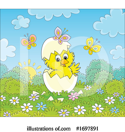 Royalty-Free (RF) Chick Clipart Illustration by Alex Bannykh - Stock Sample #1697891