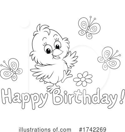 Royalty-Free (RF) Chick Clipart Illustration by Alex Bannykh - Stock Sample #1742269