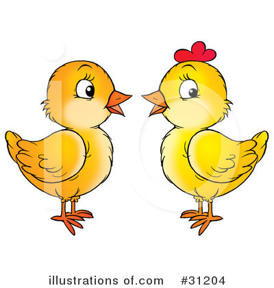 Royalty-Free (RF) Chick Clipart Illustration by Alex Bannykh - Stock Sample #31204