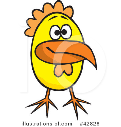 Chicken Clipart #42826 by Dennis Holmes Designs