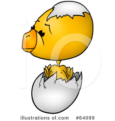 Royalty-Free (RF) Chick Clipart Illustration by dero - Stock Sample #64099