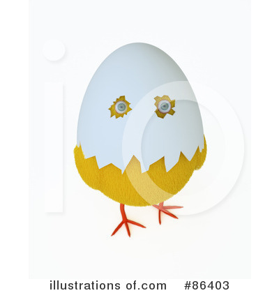 Royalty-Free (RF) Chick Clipart Illustration by Mopic - Stock Sample #86403