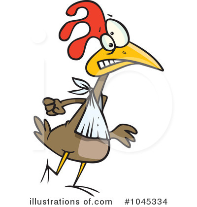 Royalty-Free (RF) Chicken Clipart Illustration by toonaday - Stock Sample #1045334