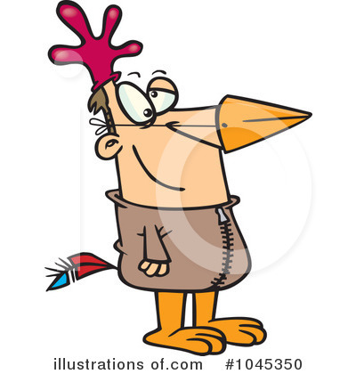 Royalty-Free (RF) Chicken Clipart Illustration by toonaday - Stock Sample #1045350