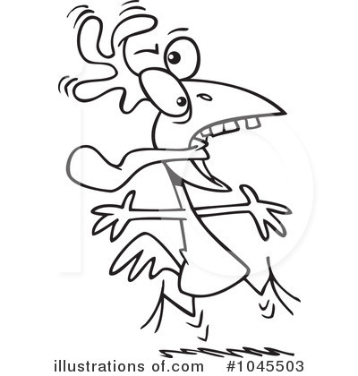 Royalty-Free (RF) Chicken Clipart Illustration by toonaday - Stock Sample #1045503