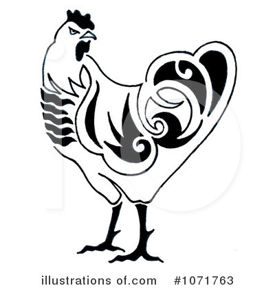 Royalty-Free (RF) Chicken Clipart Illustration by LoopyLand - Stock Sample #1071763