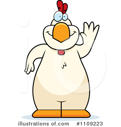 Royalty-Free (RF) Chicken Clipart Illustration by Cory Thoman - Stock Sample #1109223