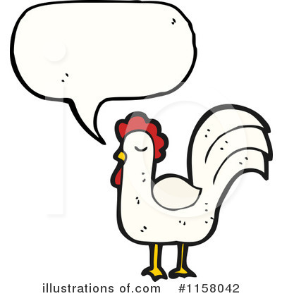 Royalty-Free (RF) Chicken Clipart Illustration by lineartestpilot - Stock Sample #1158042