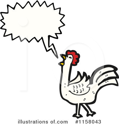 Royalty-Free (RF) Chicken Clipart Illustration by lineartestpilot - Stock Sample #1158043