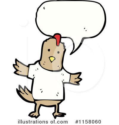 Royalty-Free (RF) Chicken Clipart Illustration by lineartestpilot - Stock Sample #1158060