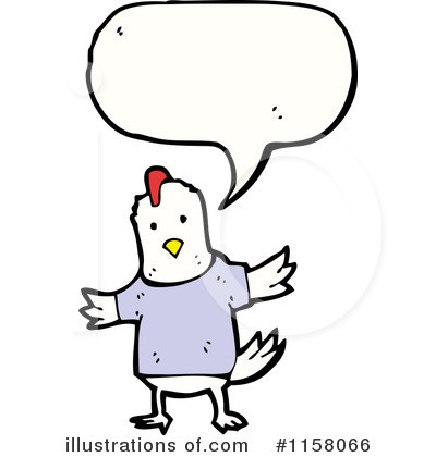 Royalty-Free (RF) Chicken Clipart Illustration by lineartestpilot - Stock Sample #1158066